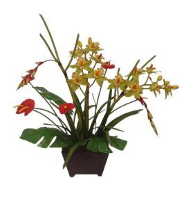8607 orchid 21lvs 20flors 6fr 88cm